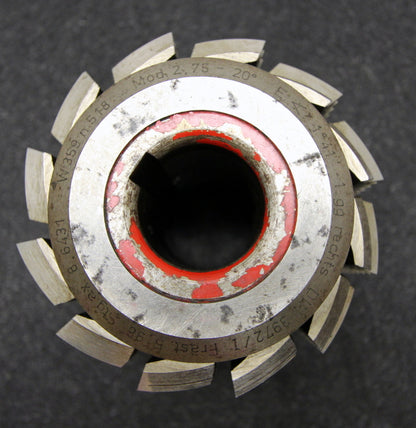 Bild des Artikels SAAZOR-Stollenwälzfräser-involute-spline-hob-m-=-2,75mm-BP-I-nach-DIN3972