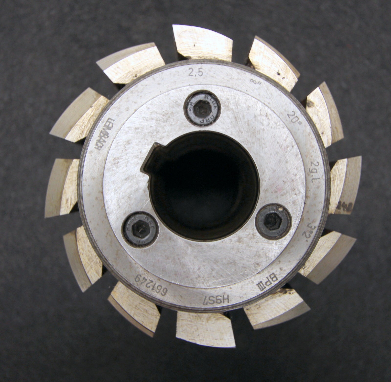 Bild des Artikels LEIMBACH-Stollenwälzfräser-involute-spline-hob-m-=-2,5mm-BP-III-DIN3972-2gg.-L