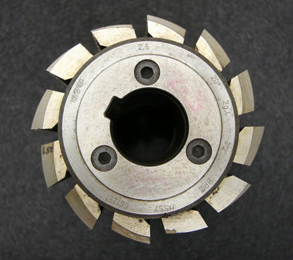 Bild des Artikels LEIMBACH-Stollenwälzfräser-involute-spline-hob-m=-2,5mm-BP-III-Ø100x105xØ32mm-