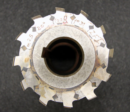 Bild des Artikels Stollenwälzfräser-involute-spline-hob-m-=-2,5mm-20°-EGW-1gg.-R-Ø100x100xØ32mm