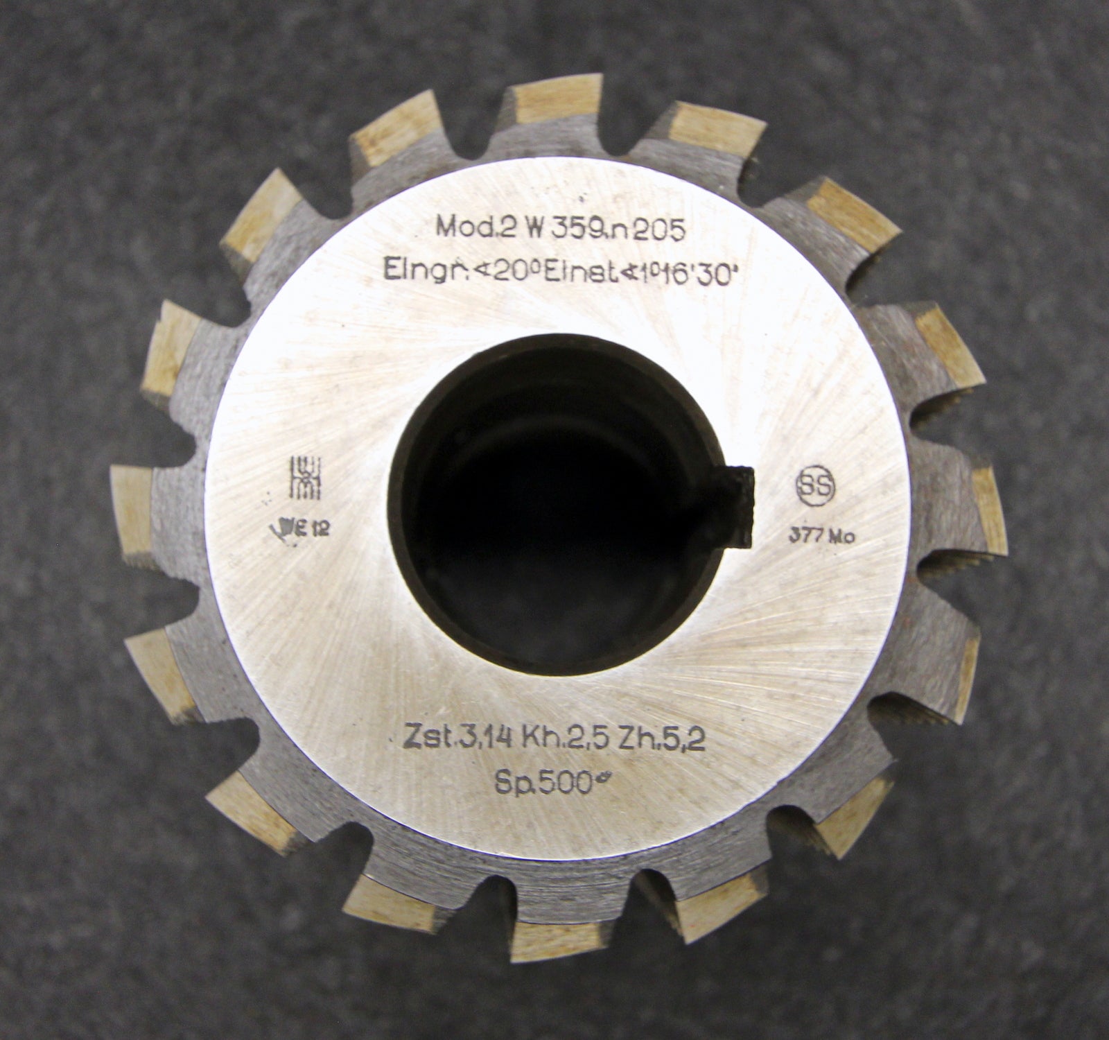 Bild des Artikels Vollstahlwälzfräser-gear-hob-m-=-2mm-20°-EGW-Abmessungen-Ø95x90xØ32mm-LKN