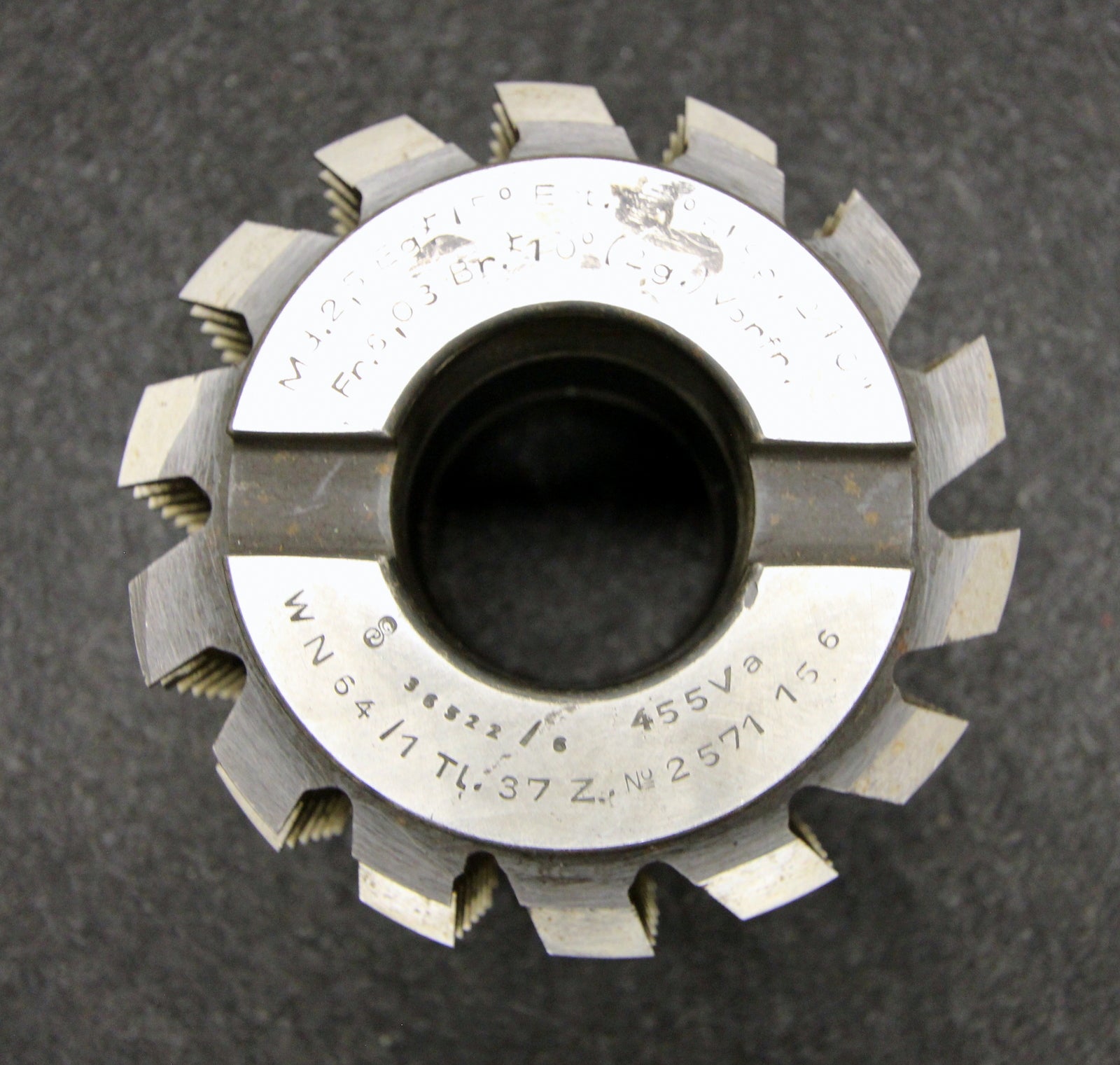 Bild des Artikels GPS-Vollstahlwälzfräser-gear-hob-Vorfräser-m-=-2,5mm-15°-EGW-Ø100x80xØ40mm