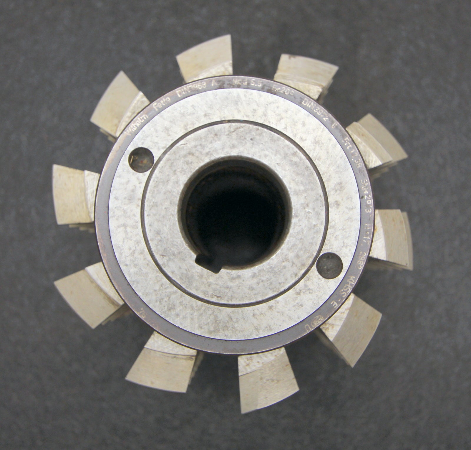 Bild des Artikels FETTE-Stollenwälzfräser-involute-spline-hob-m-=-5,5mm-BP-II-nach-DIN3972