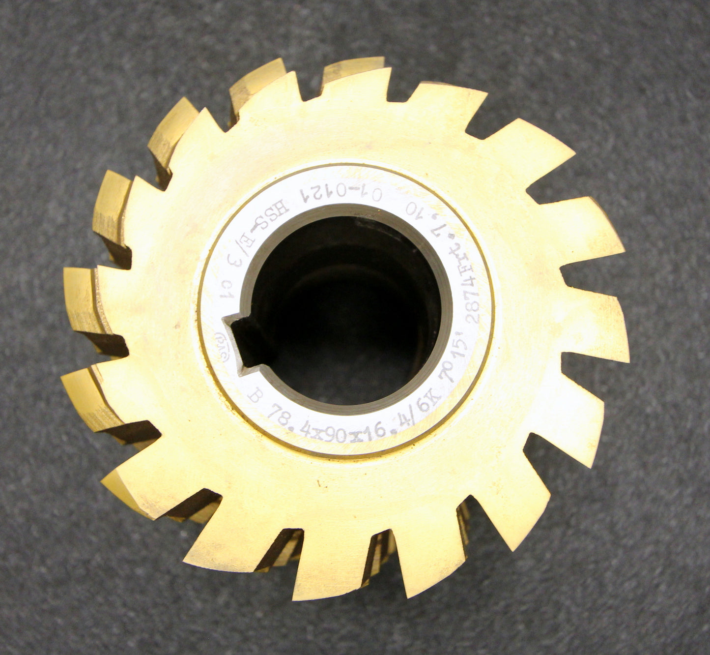 Bild des Artikels PWS-Keilwellenwälzfräser-spline-hob-6-Keile-78,4-x-90-x-16,4-mit-Höcker-1gg.-R