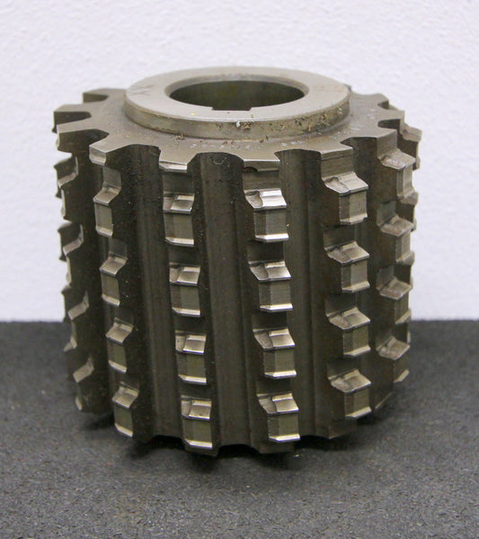 Bild des Artikels GPS-Keilwellenwälzfräser-spline-hob-10-Keile-46x52x6-mit-Höcker-Ø90x80xØ32mm