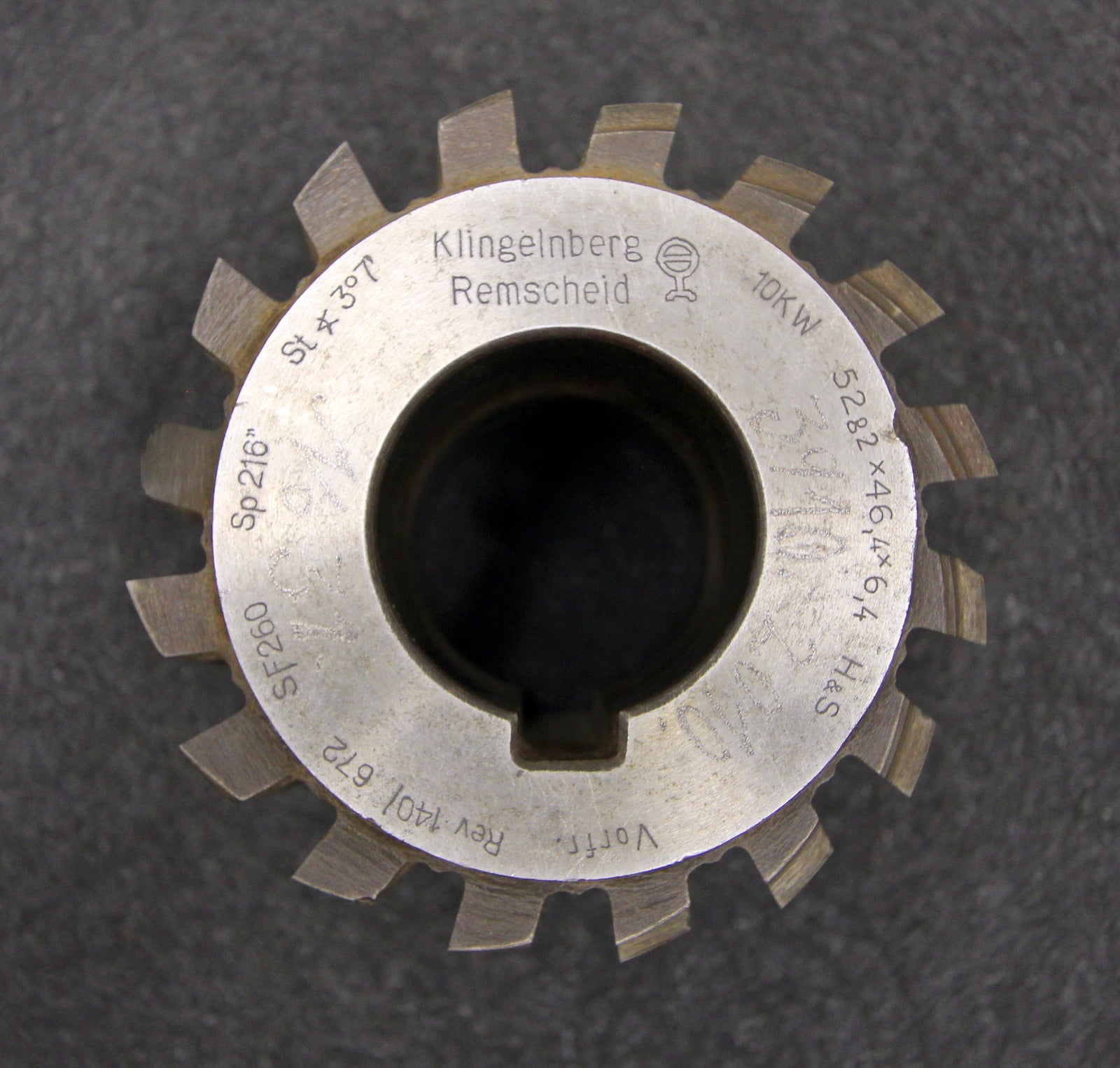 Bild des Artikels KLINGELNBERG-Keilwellenwälzfräser-spline-hob-10-Keile-52-x-46,4-x-6,4-1gg.-R