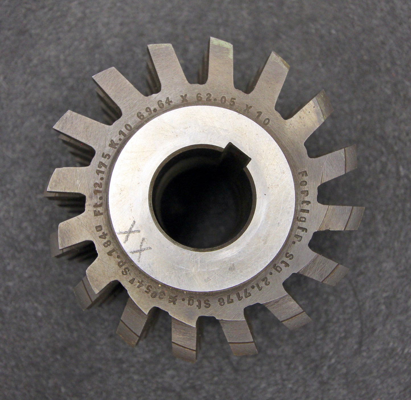 Bild des Artikels GPS-Keilwellenwälzfräser-spline-hob-10-Keile-69,64x62,05x10-mit-Höcker-1gg.-R