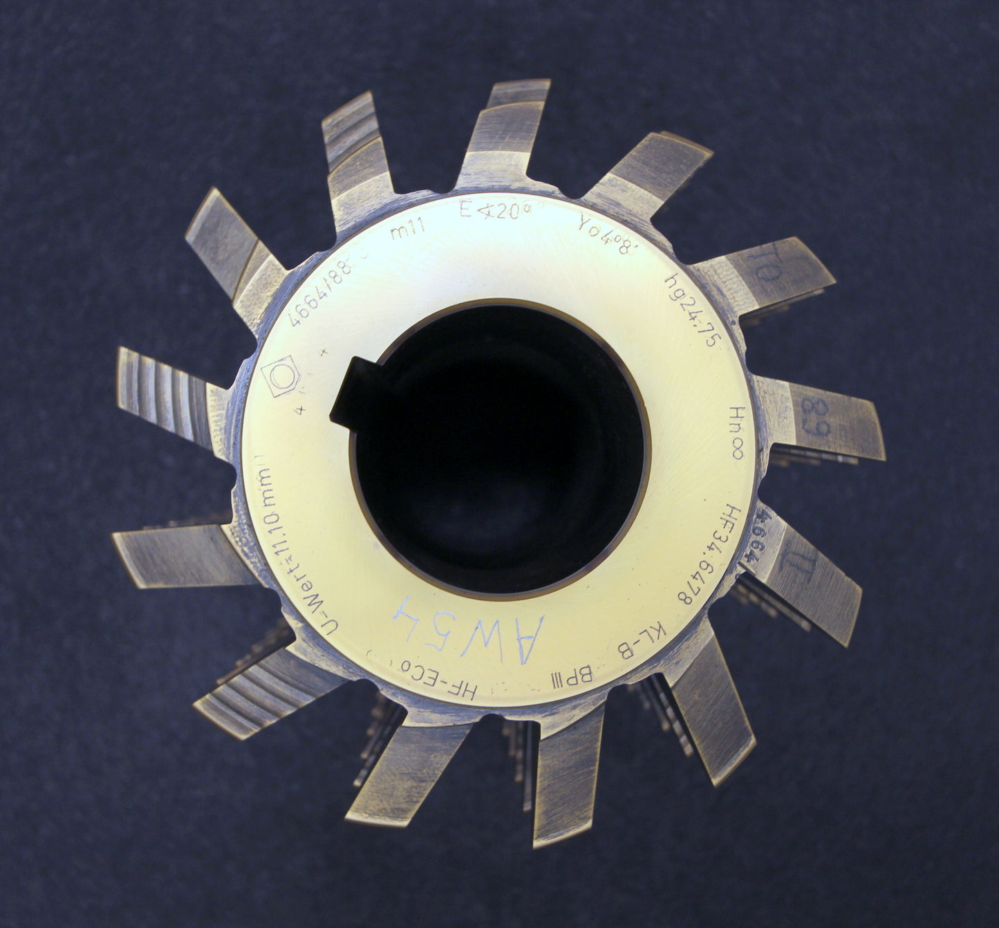 Bild des Artikels Vollstahlwälzfräser-gear-hob-m-=-11mm-BP-III-nach-DIN3972-20°-EGW-Ø180x230xØ60mm