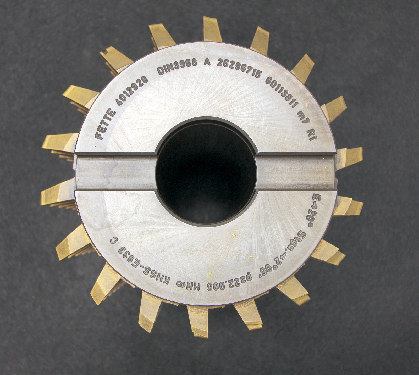 Bild des Artikels FETTE-Vollstahlwälzfräser-gear-hob-m-=-7mm-20°-EGW-Ø205x240xØ60mm