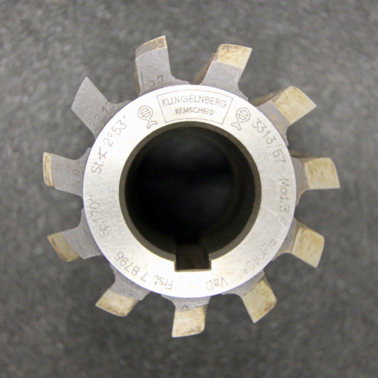 Bild des Artikels KLINGELNBERG-Vollstahlwälzfräser-gear-hob-m-=-3,5mm-20°-EGW-Ø80x70xØ30mm