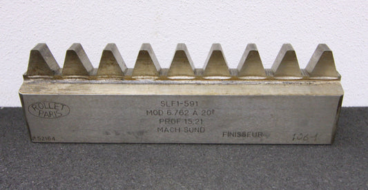 ROLLET PARIS Hobelkamm rack cutter m= 6,762 Angle 20°