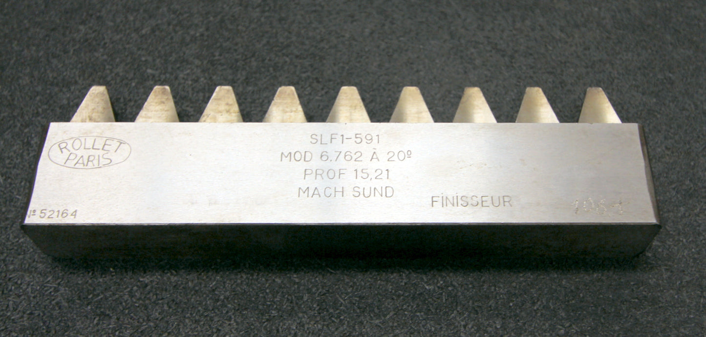ROLLET PARIS Hobelkamm rack cutter m= 6,762 Angle 20°
