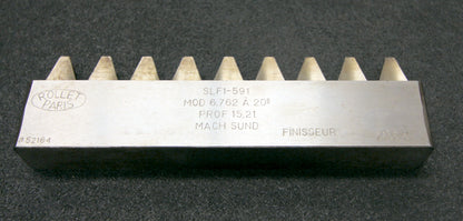 ROLLET PARIS Hobelkamm rack cutter m= 6,762 Angle 20°