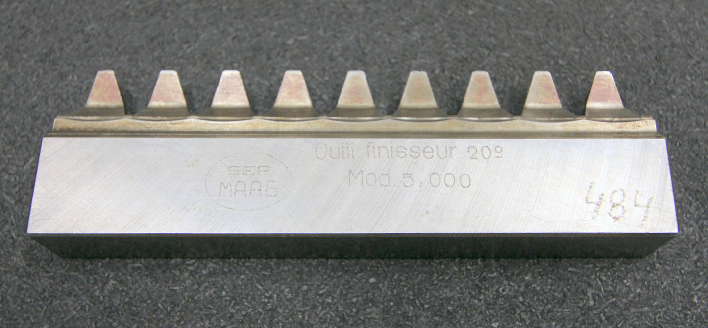 MAAG Hobelkamm rack cutter m= 5,000 Angle 20° 145x20mm