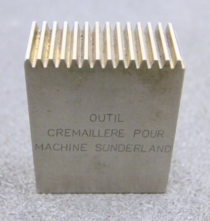 DELTAL Hobelkamm rack cutter m= 1 Angle 29° 43x20mm