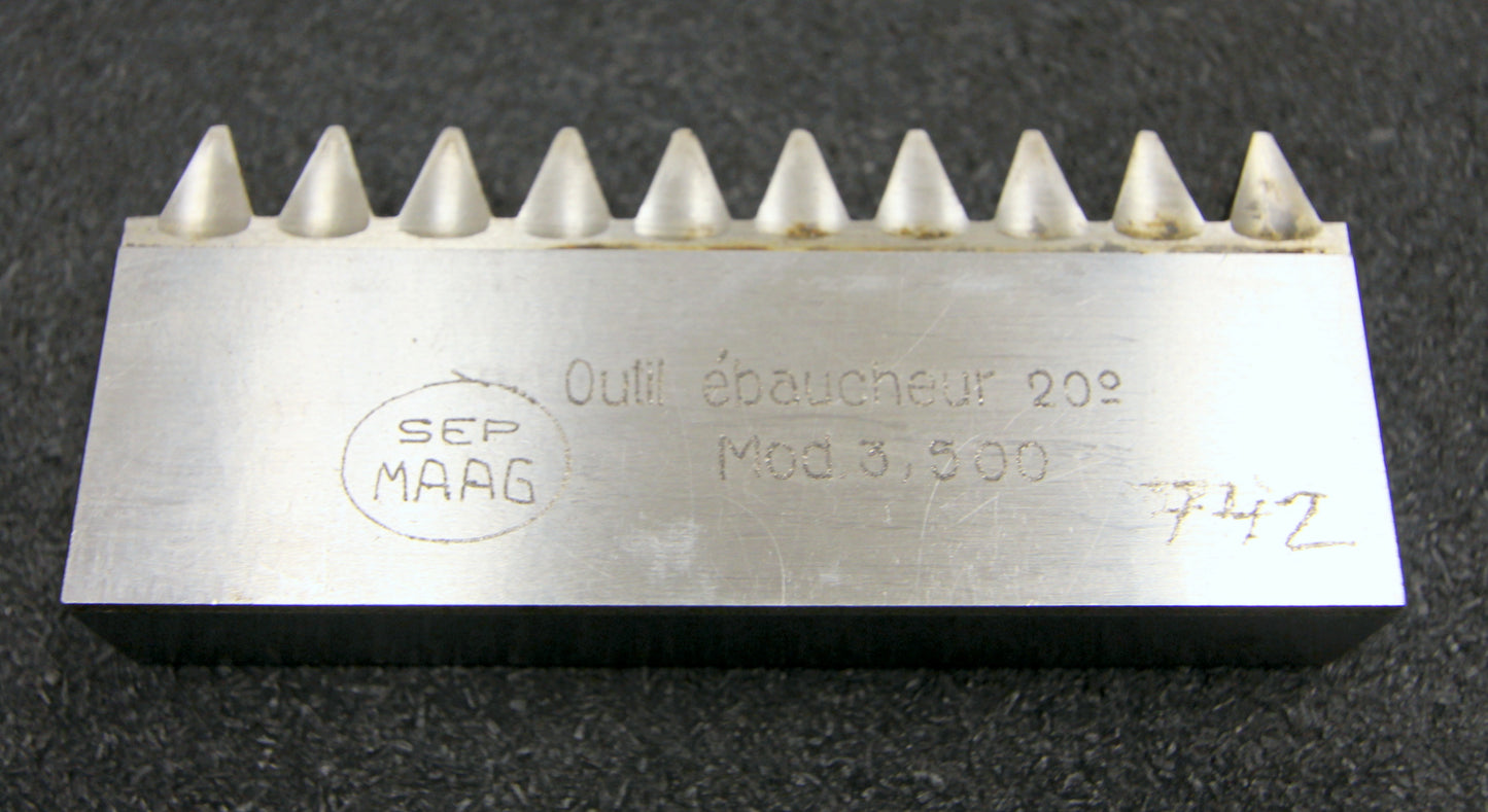 MAAG Hobelkamm rack cutter m= 3,500 Angle 20° 113x20mm