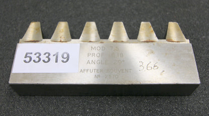 ROLLET PARIS Hobelkamm rack cutter m= 7,5 Angle 29°