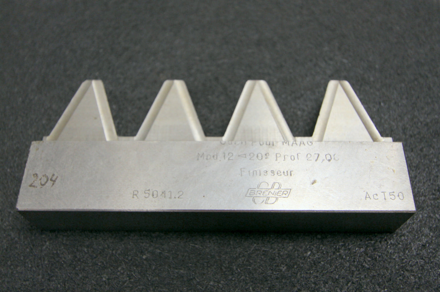 BRENIER Hobelkamm rack cutter m= 12 Angle 20°