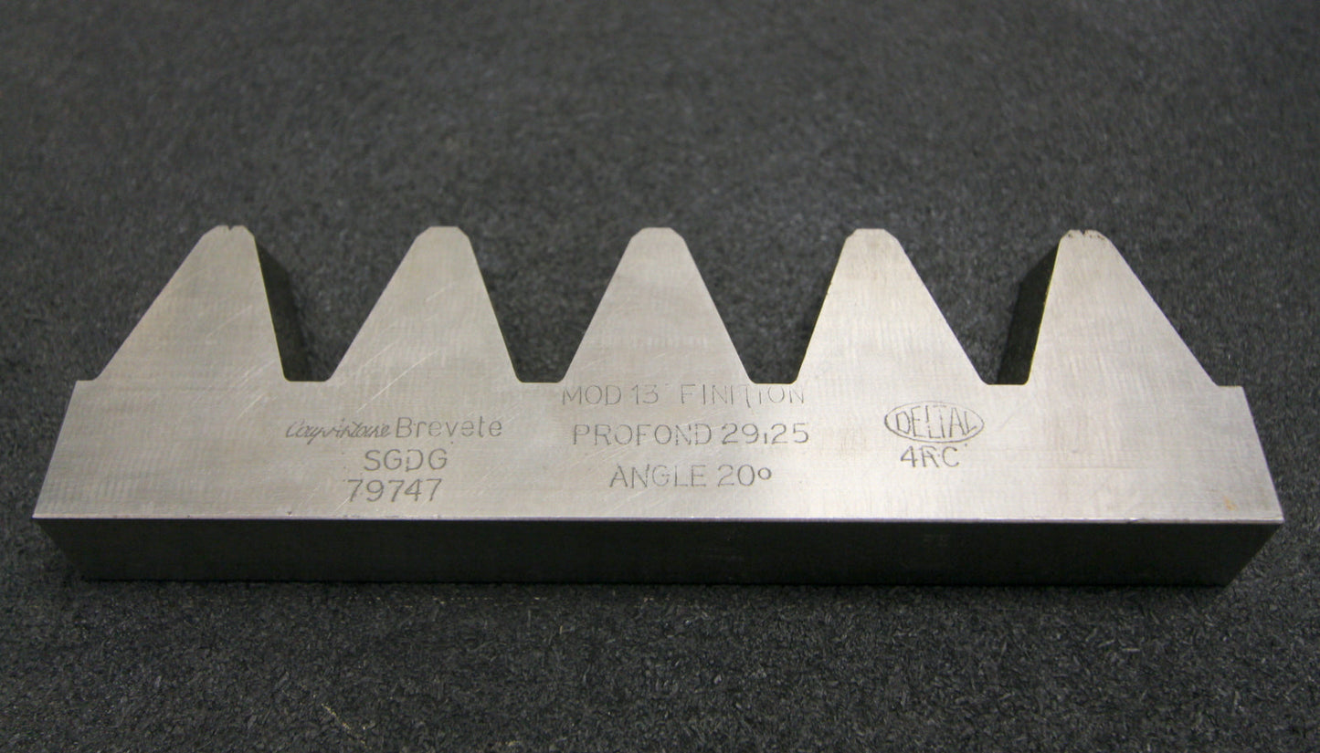 Bild des Artikels DELTAL-Hobelkamm-rack-cutter-für-MAAG-Wälzhobelmaschinen-m=-13-EGW-20°