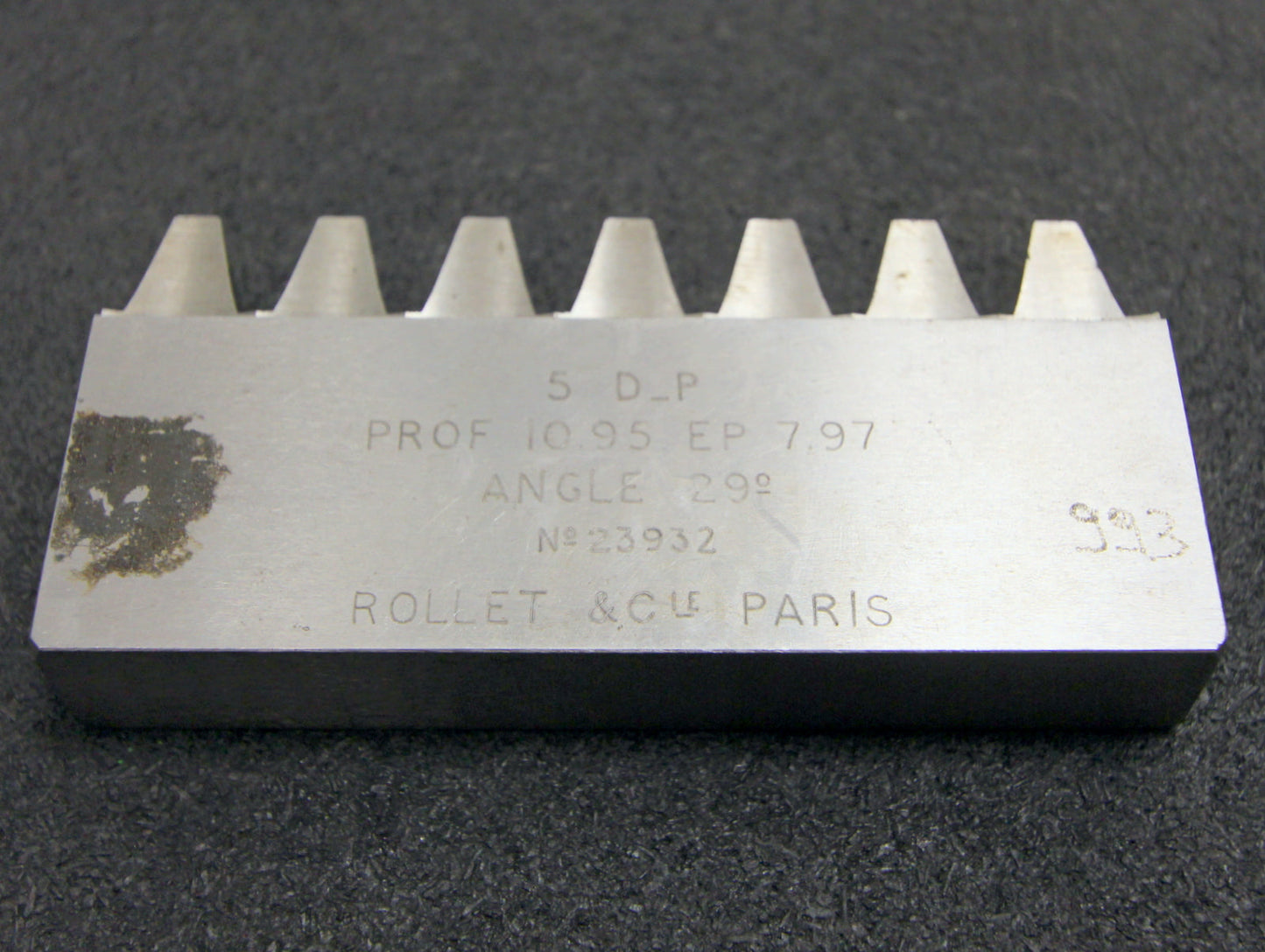 Bild des Artikels ROLLET-PARIS-Hobelkamm-rack-cutter-für-MAAG-Wälzhobelmaschinen-5-DP-EGW-29°