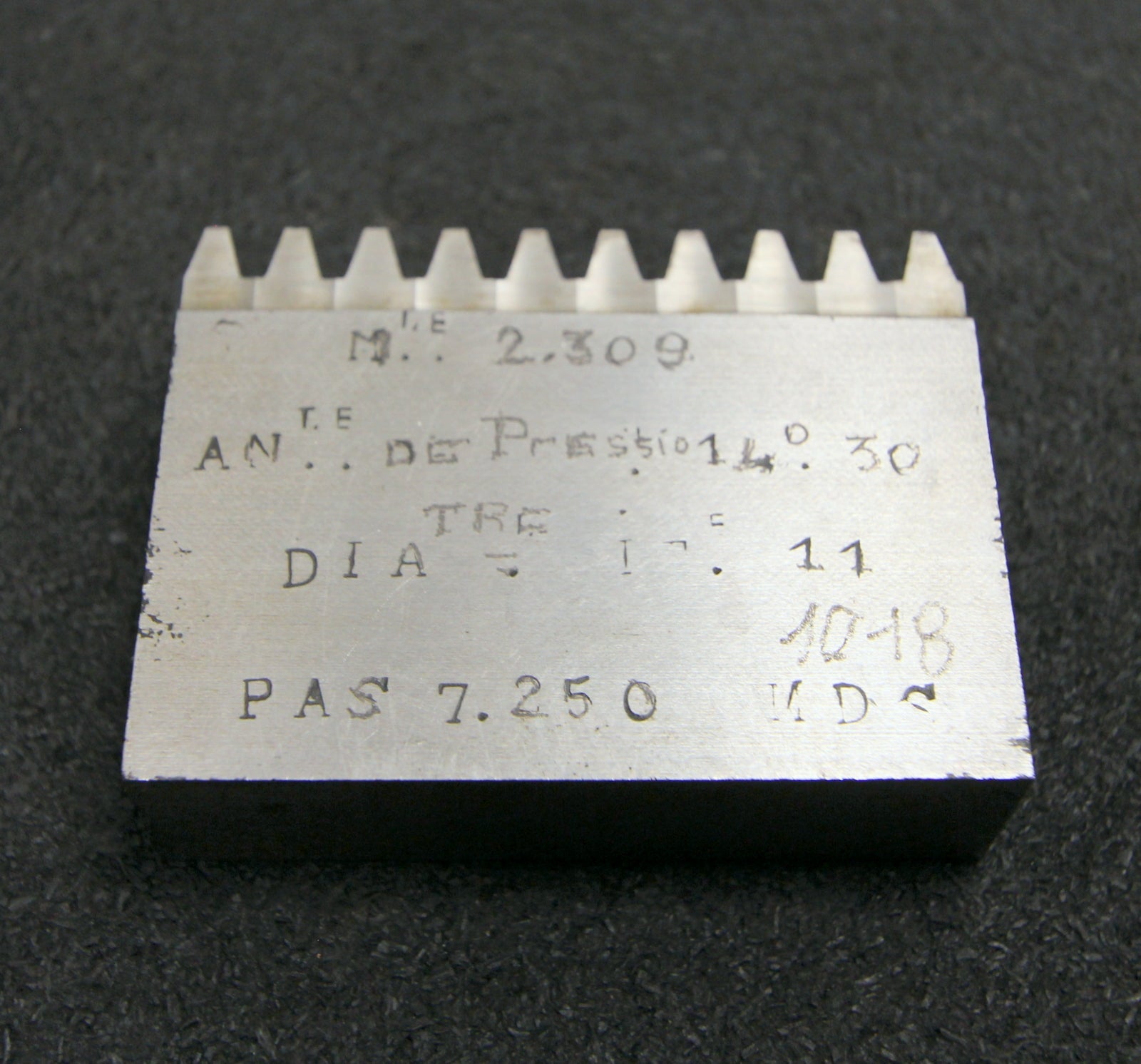 Bild des Artikels Hobelkamm-rack-cutter-für-MAAG-Wälzhobelmaschinen-m=-2,309-70x17mm-10-Zähne