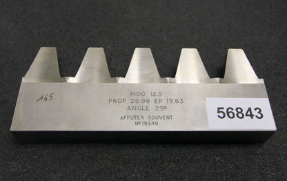Bild des Artikels ROLLET-PARIS-Hobelkamm-rack-cutter-für-MAAG-Wälzhobelmaschinen-m=-12,5-EGW-29°