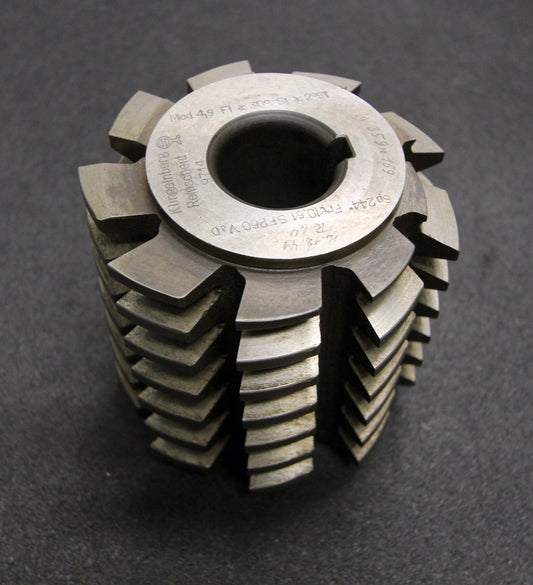 Bild des Artikels KLINGELNBERG-Zahnwellen-Wälzfräser-m=-4,9mm-30°-EGW-Ø104-x-110-x-Ø32mm-mit-LKN