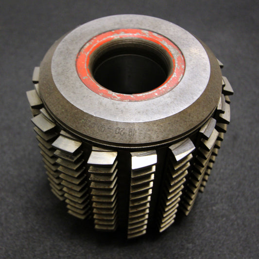 Bild des Artikels SAAZOR-Stollenwälzfräser-involute-spine-hob-m-=-3mm-15°-EGW-Ø143x140xØ50mm