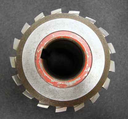 Bild des Artikels SAAZOR-Stollenwälzfräser-involute-spine-hob-m-=-3mm-15°-EGW-Ø143x140xØ50mm
