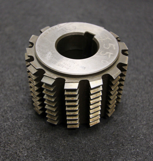 Bild des Artikels Kerbzahnwellenwälzfräser-serration-hob-m-=-1,5mm-DIN5481-55°-Flankenwinkel
