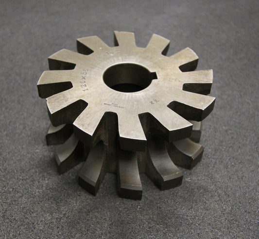 Bild des Artikels GEBRÜDER-JACOB-Halbrund-Formfräser-konkav-Radiusfräser-Radius-16mm-120x56x32mm