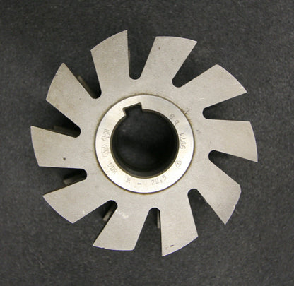 Bild des Artikels PWS-Halbrund-Formfräser-konkav-Radiusfräser-Radius-22,5mm-140x76x40mm-mit-LKN