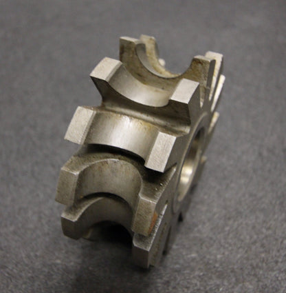 Bild des Artikels Halbrund-Formfräser-konkav-Radiusfräser-Radius-12mm---100x40x32mm-12-Spannuten