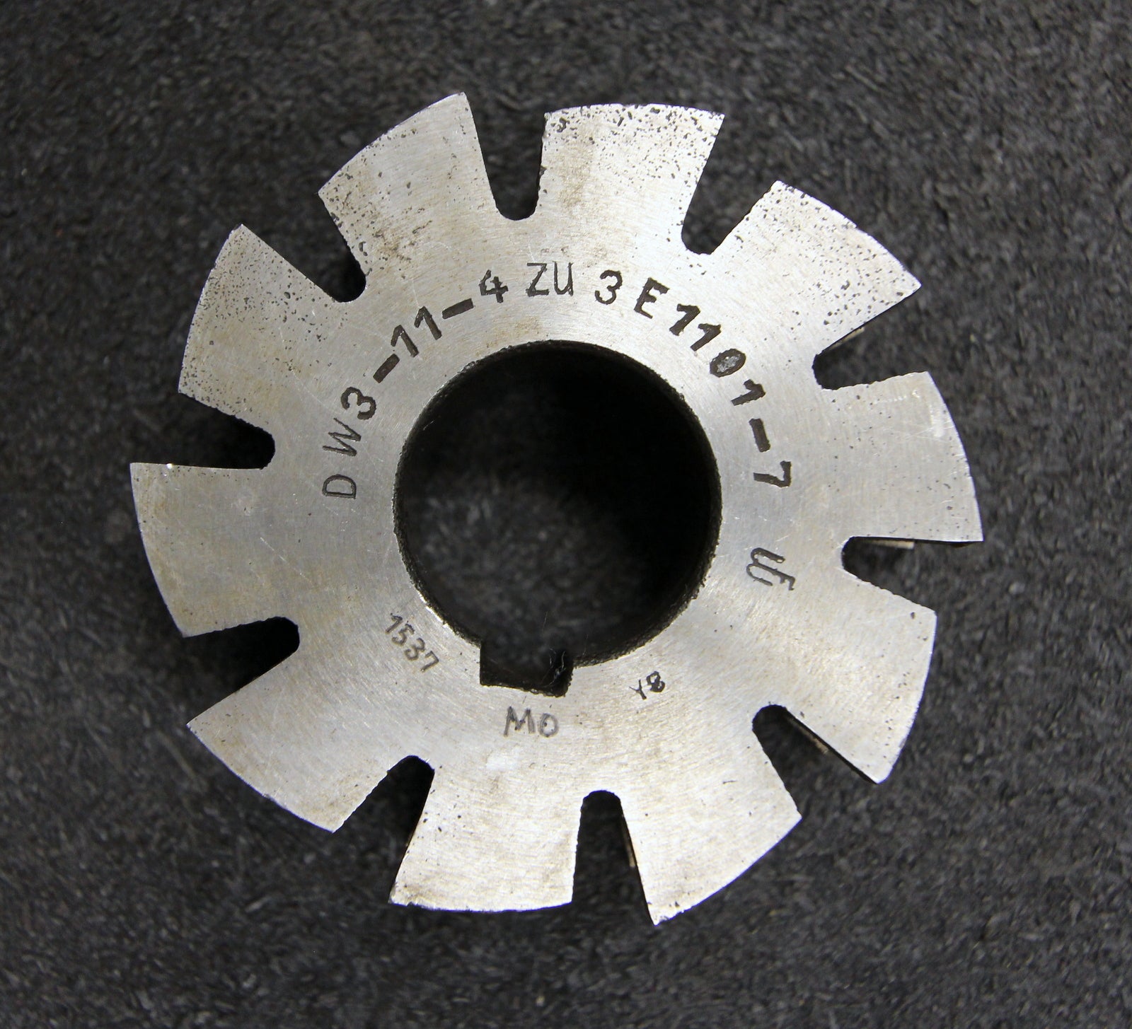 Bild des Artikels Halbrund-Formfräser-konkav-Radiusfräser-Radius-7mm---75x28x27mm-10-Spannuten