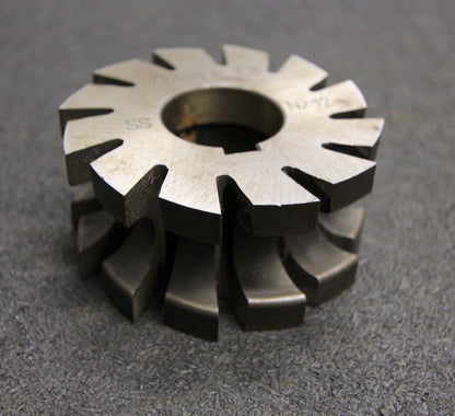 Bild des Artikels Halbrund-Formfräser-konkav-Radiusfräser-Radius-8,5mm---75x34x27mm-12-Spannuten