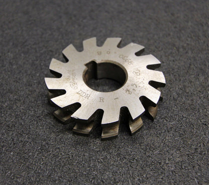 Bild des Artikels PWS-Halbrund-Formfräser-konkav-Radiusfräser-Radius-3,5mm-65x15x22mm-13-Spannuten