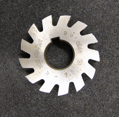 Bild des Artikels PWS-Halbrund-Formfräser-konkav-Radiusfräser-Radius-3,5mm-65x15x22mm-13-Spannuten