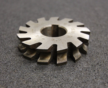 Bild des Artikels PWS-Halbrund-Formfräser-konkav-Radiusfräser-Radius-3,5mm-65x15x22mm-13-Spannuten