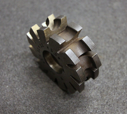 Bild des Artikels Halbrund-Formfräser-konkav-Radiusfräser-Radius-5,5mm---65x22x22mm-12-Spannuten