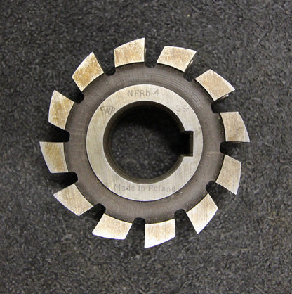Bild des Artikels FWP-Halbrund-Formfräser-konkav-Radiusfräser-Radius-4mm---62x16x22mm-12-Spannuten
