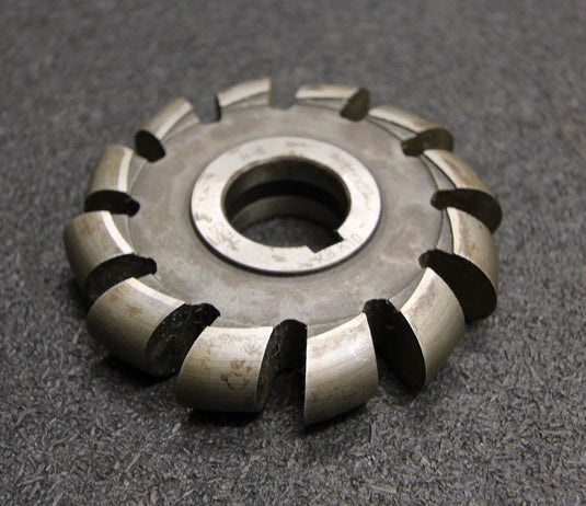 Bild des Artikels Halbrund-Formfräser-konvex-Radiusfräser-Radius-8mm---80x16x22mm-12-Spannuten