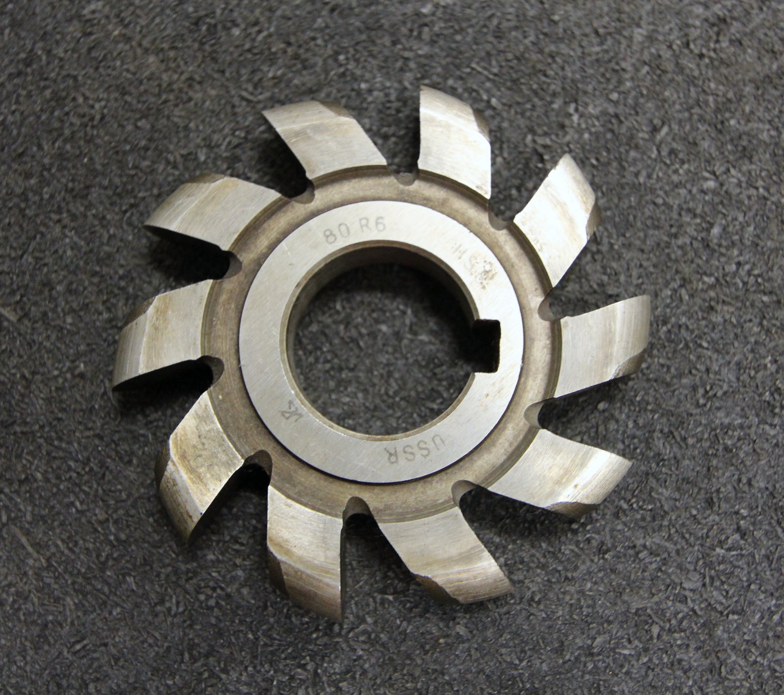 Bild des Artikels Halbrund-Formfräser-konvex-Radiusfräser-Radius-6mm---80x12x27mm-10-Spannuten