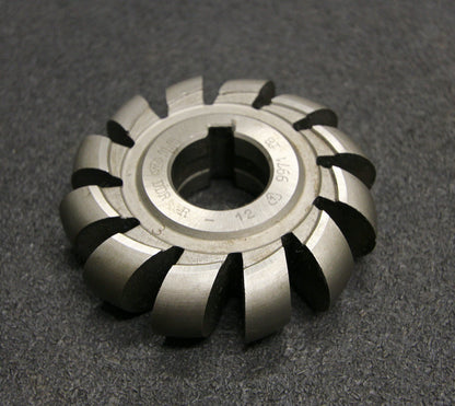 Bild des Artikels PWS-Halbrund-Formfräser-konvex-Radiusfräser-Radius-12mm-90x24x27mm-12-Spannuten