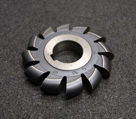 Bild des Artikels R.-STOCK-&-CO-Halbrund-Formfräser-konvex-Radiusfräser-Radius-6mm-12-Spannuten