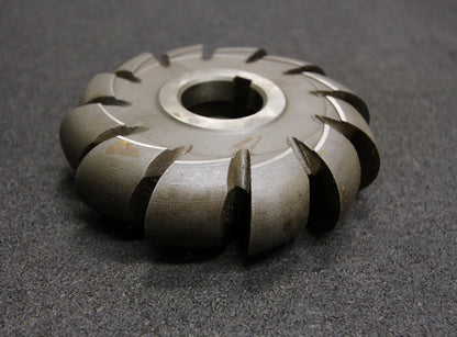 Bild des Artikels Halbrund-Formfräser-konvex-Radiusfräser-Radius-16mm---125x32x32mm-12-Spannuten