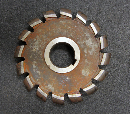 Bild des Artikels Halbrund-Formfräser-konvex-Radiusfräser-Radius-10mm---130x20x32mm-16-Spannuten