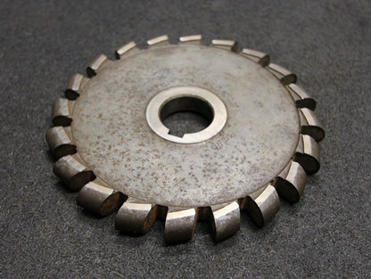 Bild des Artikels Halbrund-Formfräser-konvex-Radiusfräser-Radius-7mm-140x14x27mm-Spannuten:-20