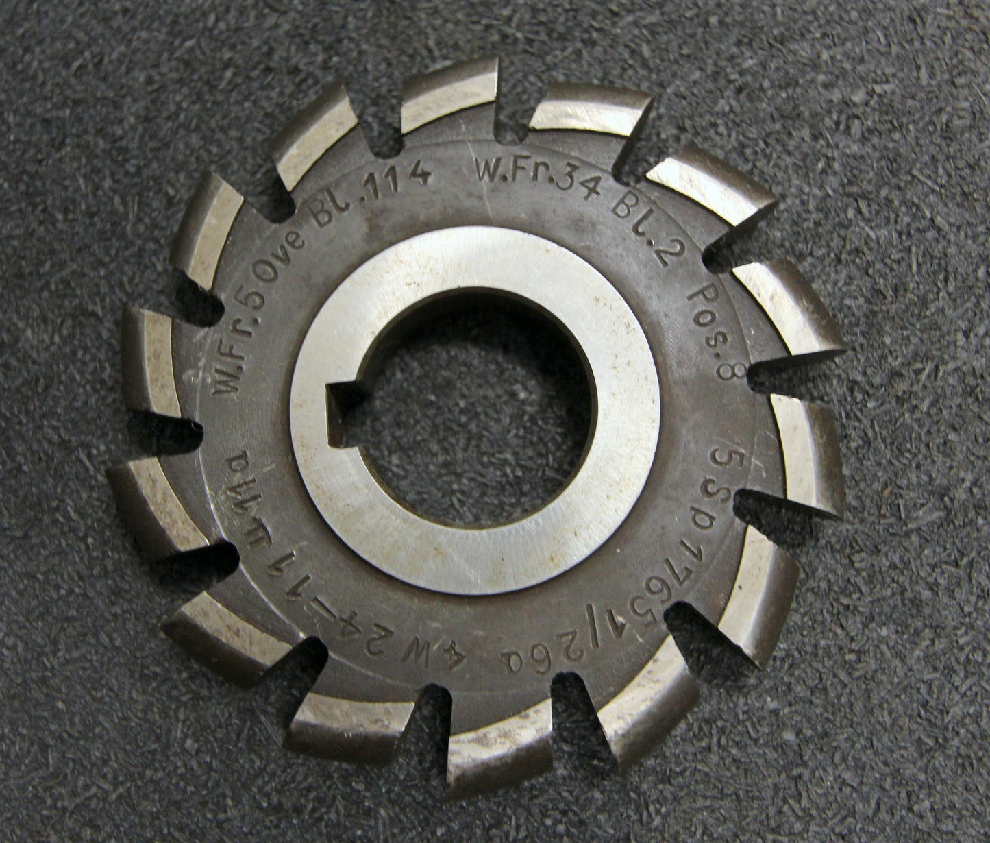 Bild des Artikels Halbrund-Formfräser-konvex-Radiusfräser-Radius-6mm-90x12x27mm-Spannuten:-14