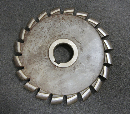 Bild des Artikels Halbrund-Formfräser-konvex-Radiusfräser-Radius-7mm-142x14x27mm-Spannuten:-20