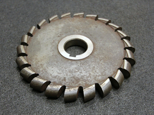 Bild des Artikels Halbrund-Formfräser-konvex-Radiusfräser-Radius-7mm-140x14x27mm-Spannuten:-22